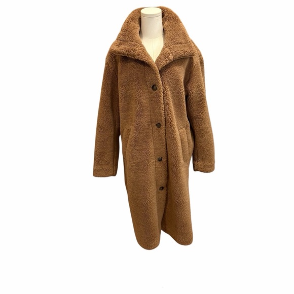 GAP Women's Brown Teddy Jacket - Picture 1 of 11